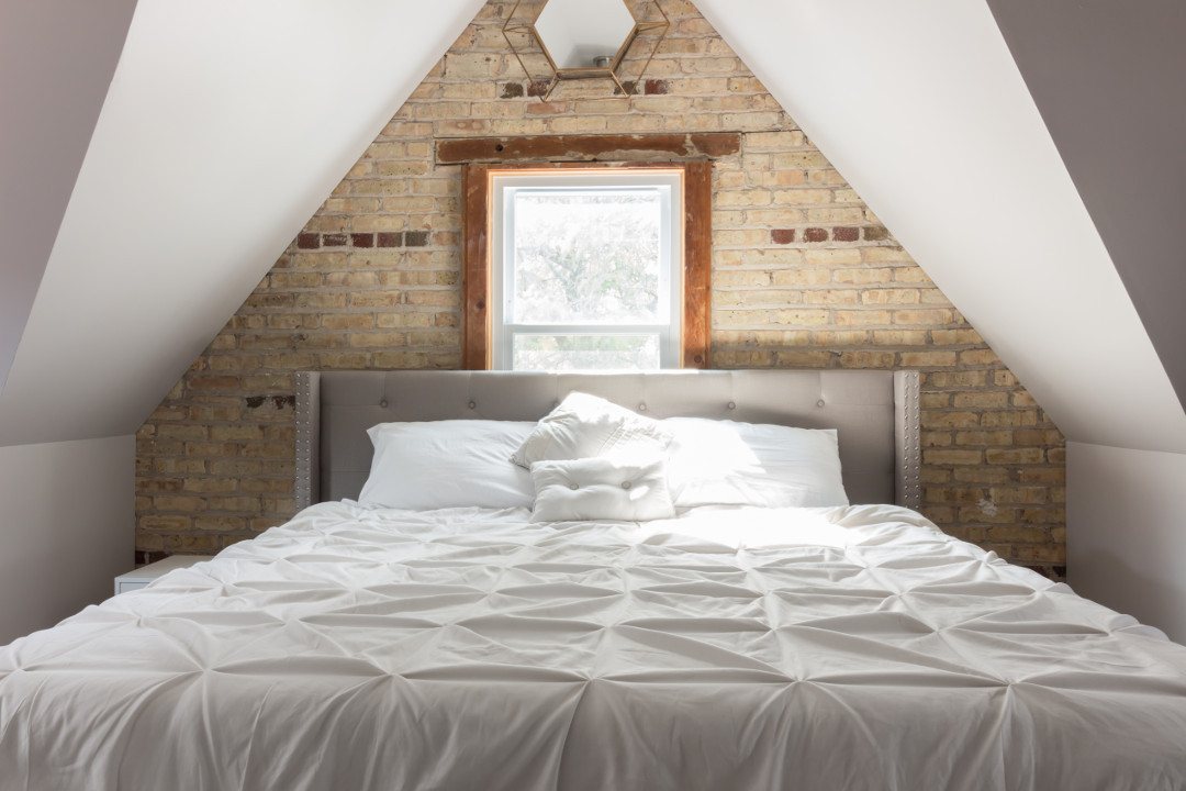 Attic Master Bedroom
 House Tour A Chicago Dormer Addition and Attic Conversion