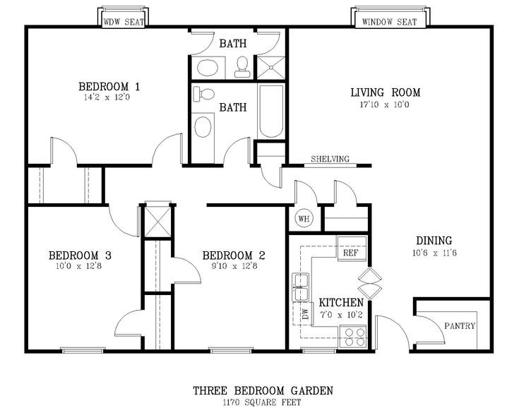 Average Master Bedroom Size
 standard living room size courtyard 3 br floor plan