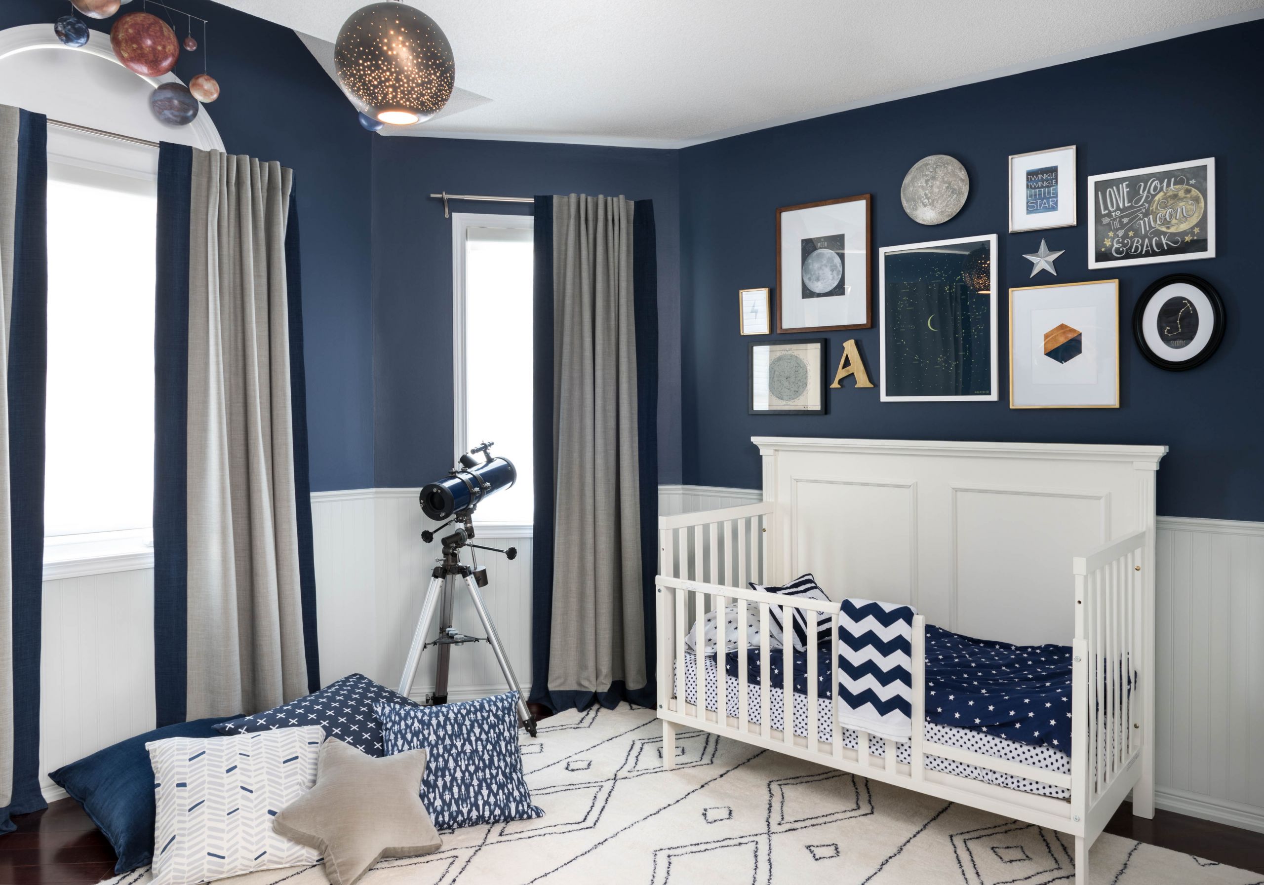 Baby Boy Bedroom
 Celestial Inspired Boys Room Project Nursery