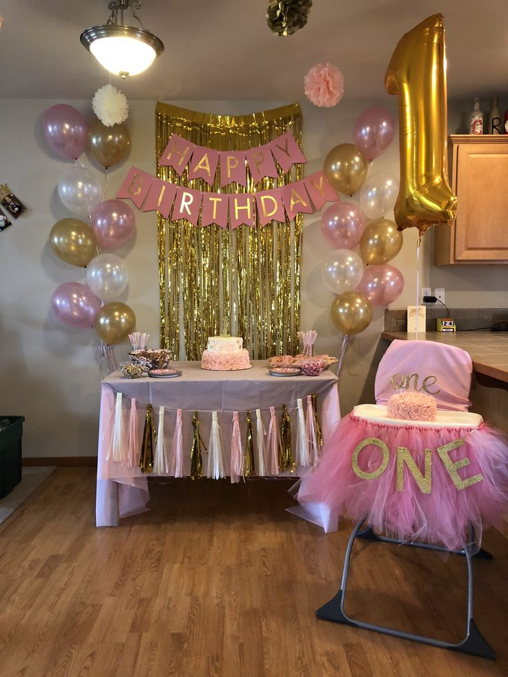 Baby Girl First Birthday Decoration Ideas
 1st birthday ideas