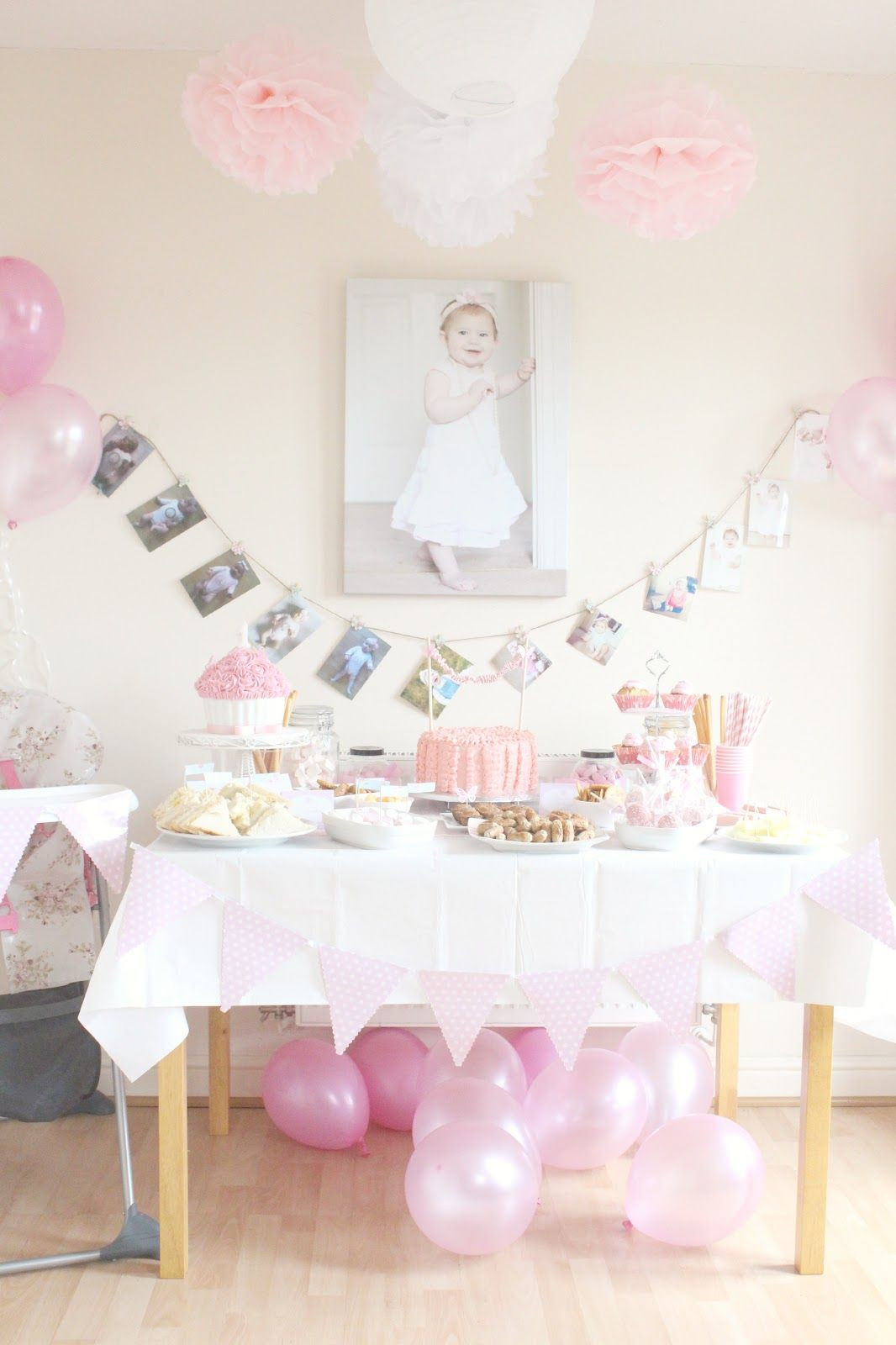 Baby Girl First Birthday Decoration Ideas
 First Birthday Party & Decor Vintage Princess Inspired