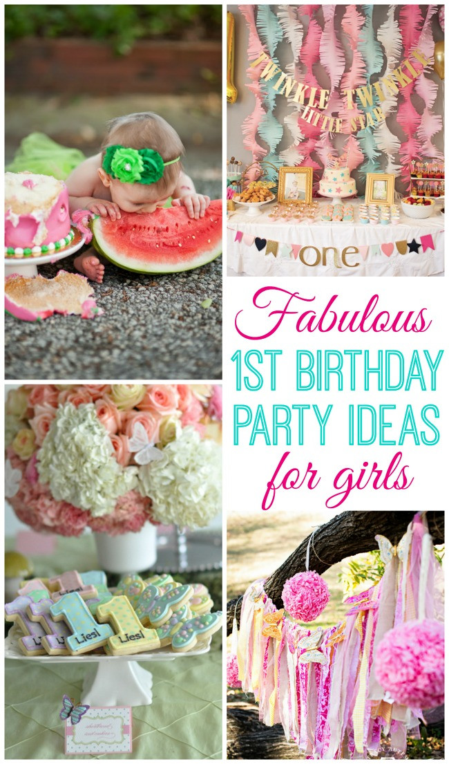Baby Girl First Birthday Decoration Ideas
 Baby Girl Turns e Design Dazzle