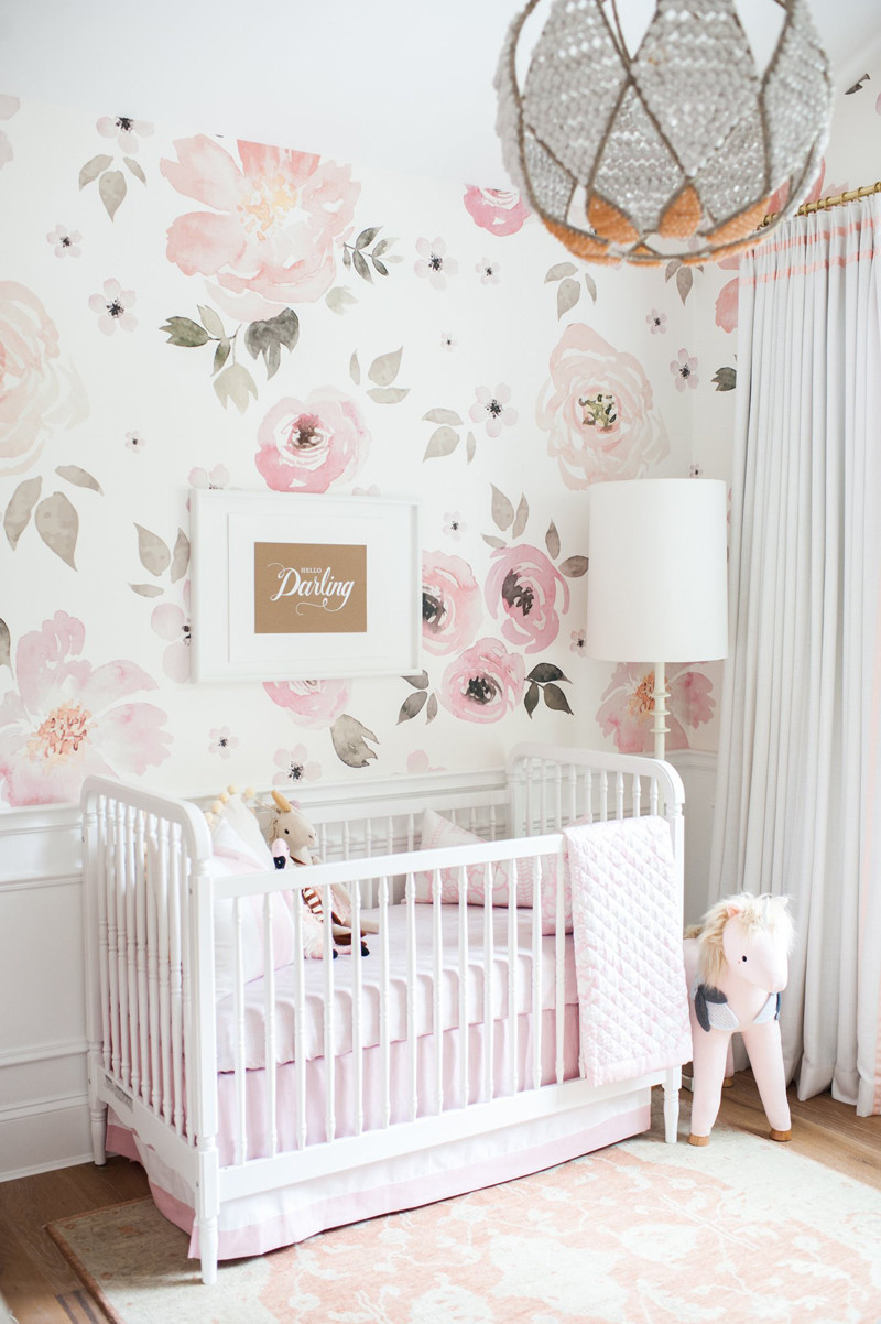 Baby Girl Wall Decor Ideas
 Baby Nursery Wall Decor 20 Lovely Nursery Room Wallpapers