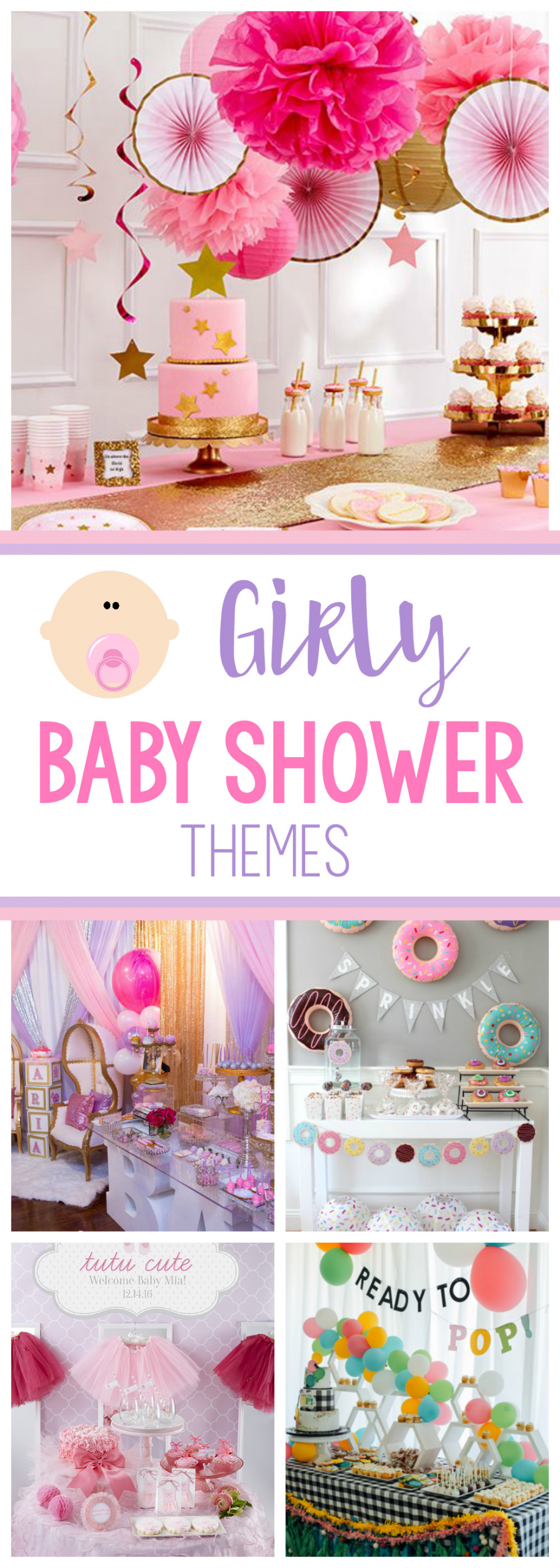 Baby Shower Decorations Girl Ideas
 Cute Girl Baby Shower Themes & Ideas – Fun Squared