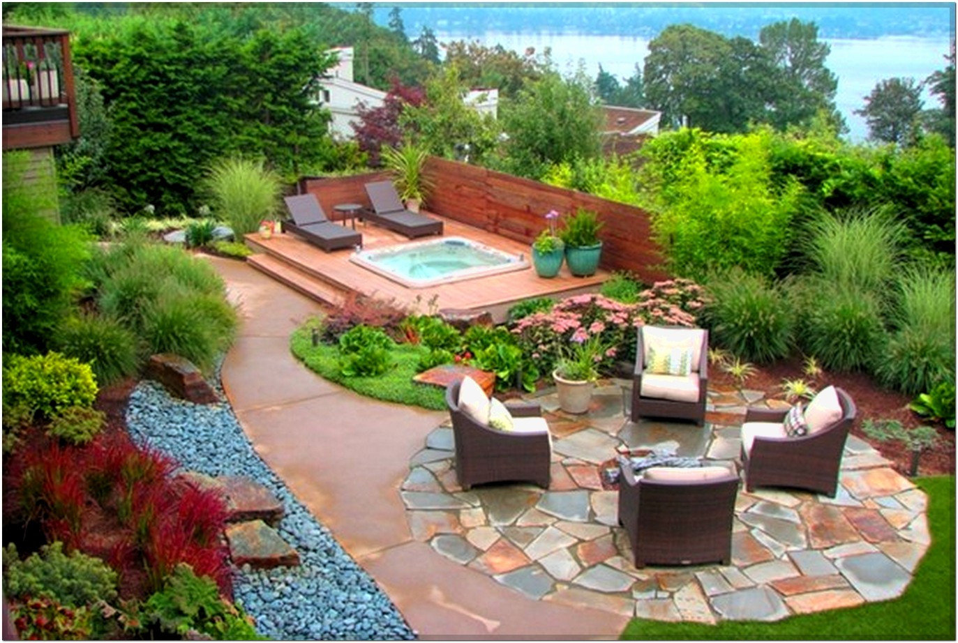 Back Patio Landscaping Ideas
 Cool Backyard Landscape Ideas That Make Your Home As A