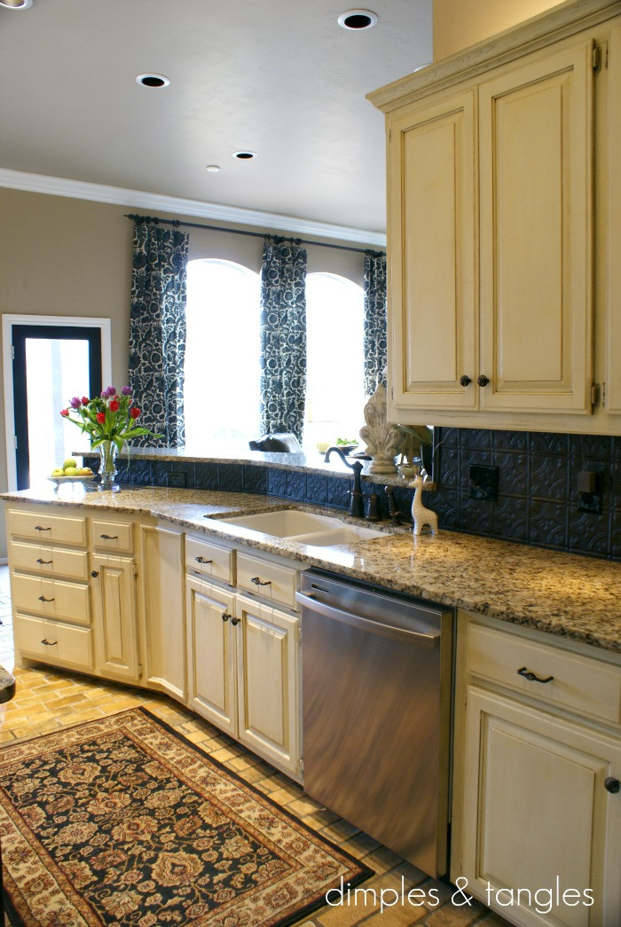 Backsplash In Kitchen
 How to Cover an Ugly Kitchen Backsplash Way Back