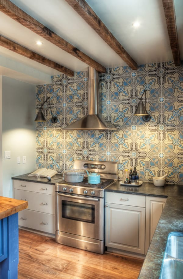 Backsplash Panels For Kitchen
 Create a decorative kitchen backsplash with cement tiles