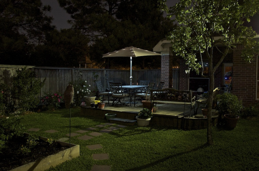 Backyard At Night
 Backyard at Night