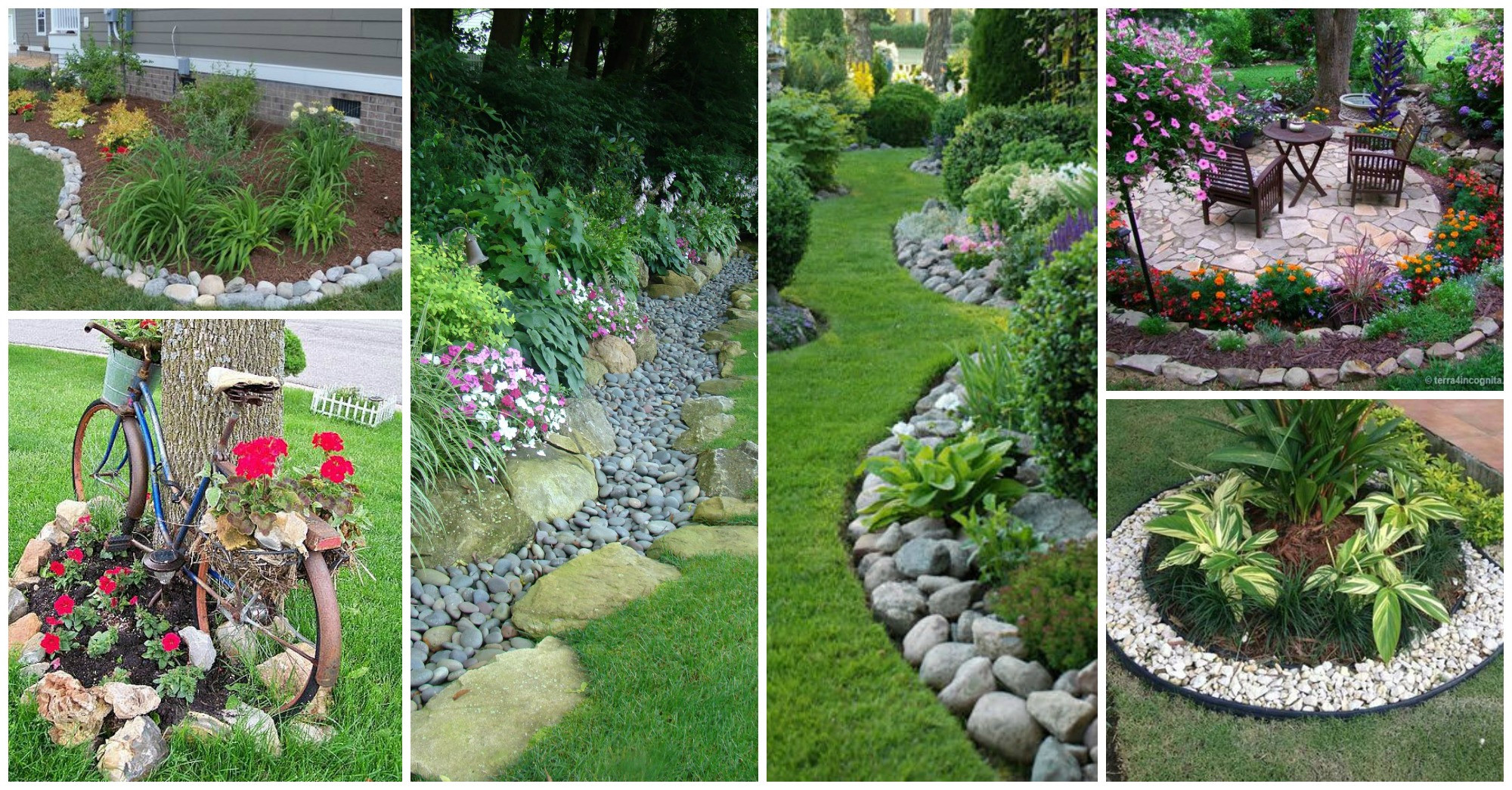 Backyard Border Ideas
 11 Impressive Garden Edging Ideas With Pebbles and Rocks