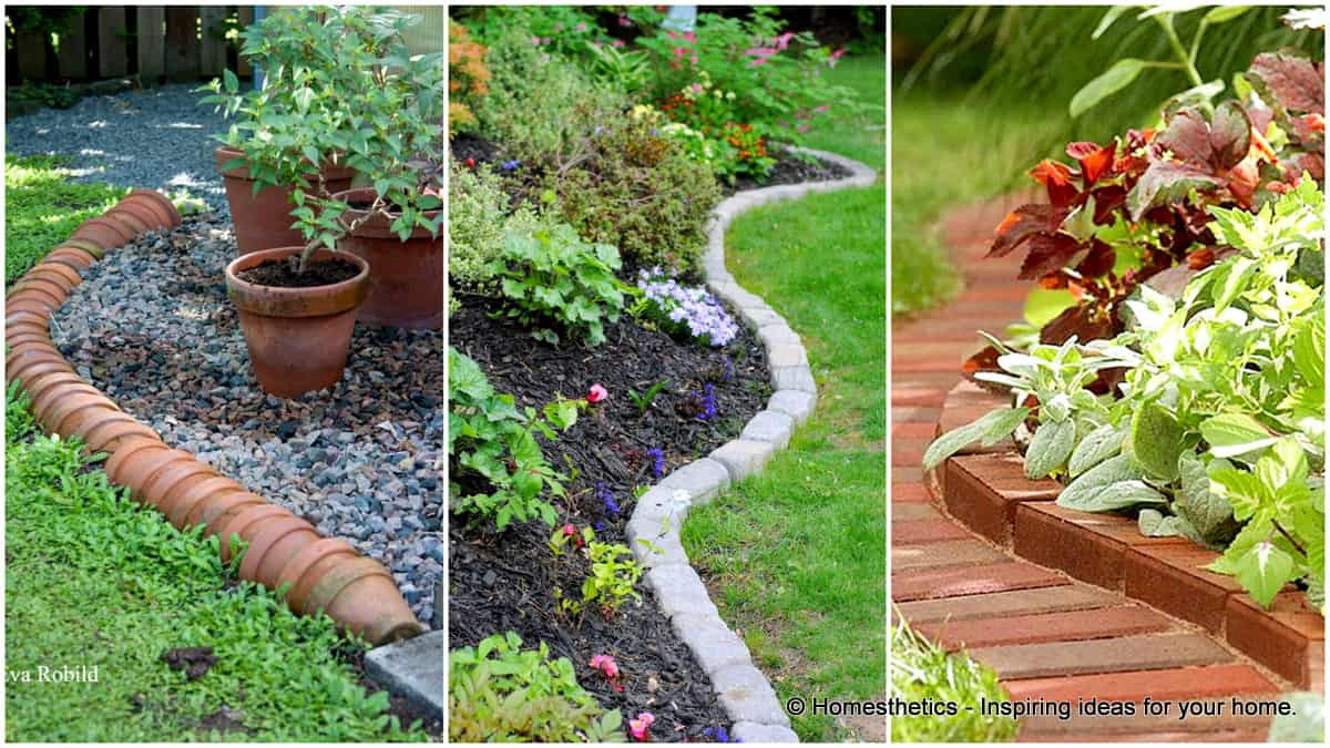Backyard Border Ideas
 17 Simple and Cheap Garden Edging Ideas For Your Garden
