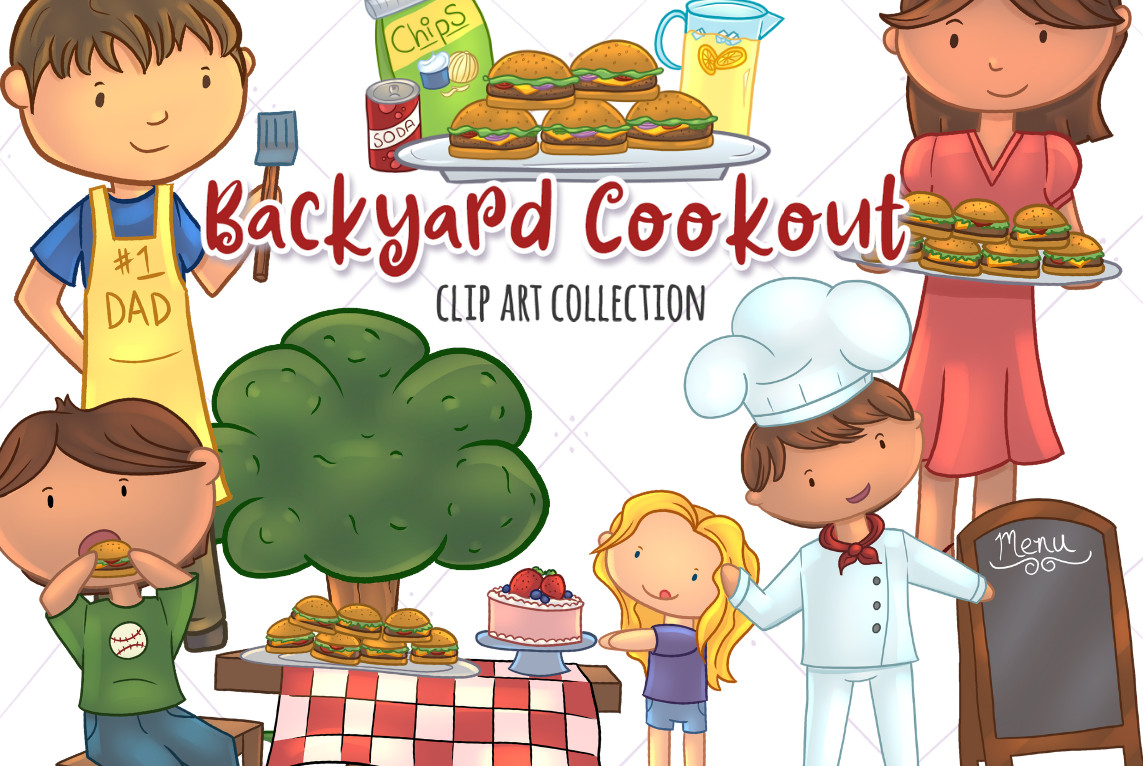 Backyard Cook Out
 Backyard Cookout Graphic by Keepinitkawaiidesign