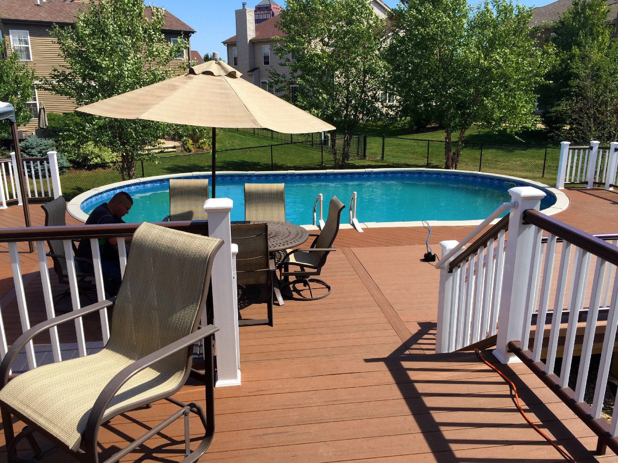 Backyard Deck Cost
 How Much Does a Chicagoland Pool Deck Cost