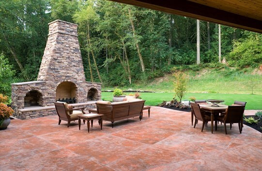 Backyard Deck Cost
 Stamped Concrete Patio Cost