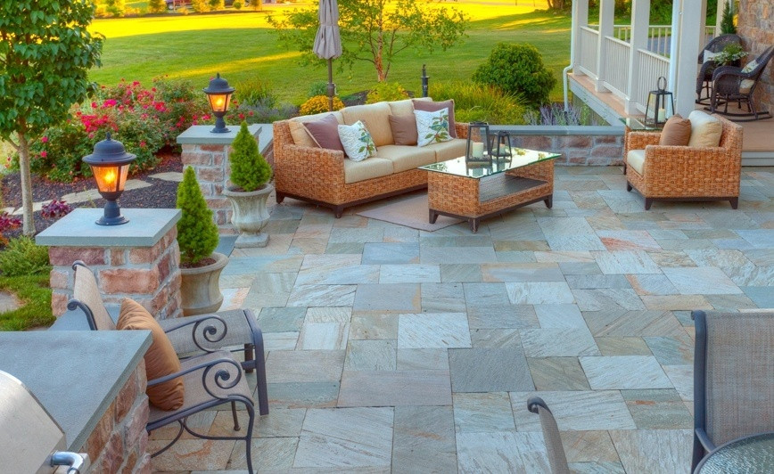 Backyard Deck Cost
 Value vs Cost to Install a Paver or Natural Stone Patio