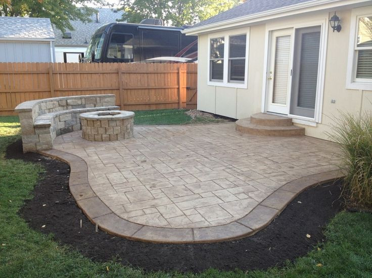 Backyard Deck Cost
 Stamped Concrete Patio Pavers Cost Intsallation Price
