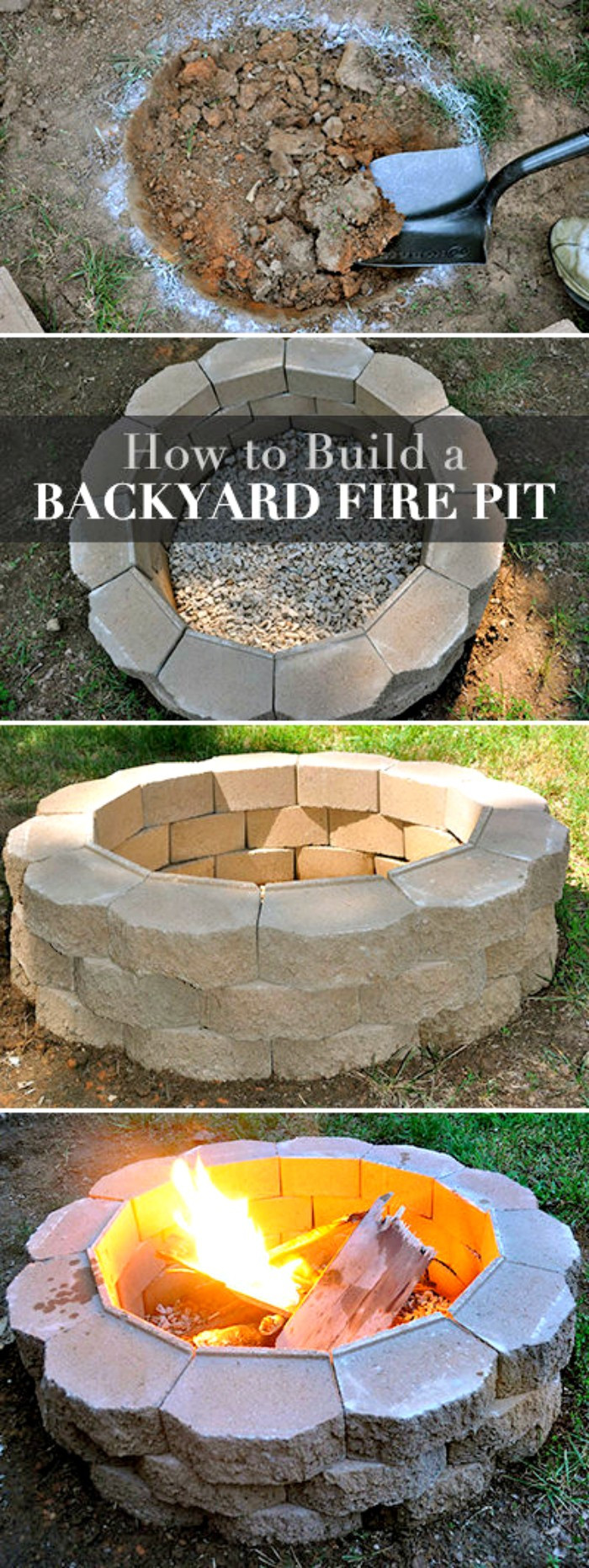 Backyard Fire Pit Ideas Diy
 57 DIY Fire Pit Ideas For Your Yard • DIY & Crafts