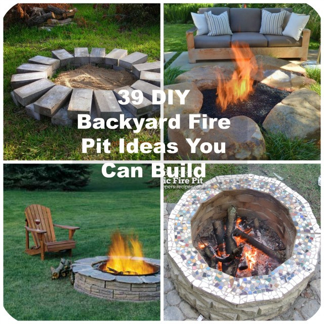 Backyard Fire Pit Ideas Diy
 39 DIY Backyard Fire Pit Ideas You Can Build