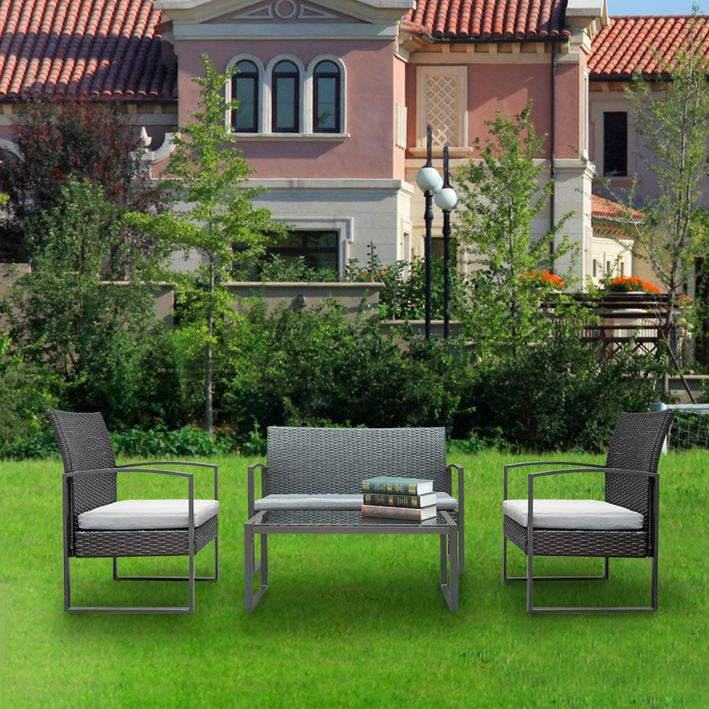 Backyard Furniture Sets
 Patio Furniture Sets Clearance Outdoor 4 Piece Rocking