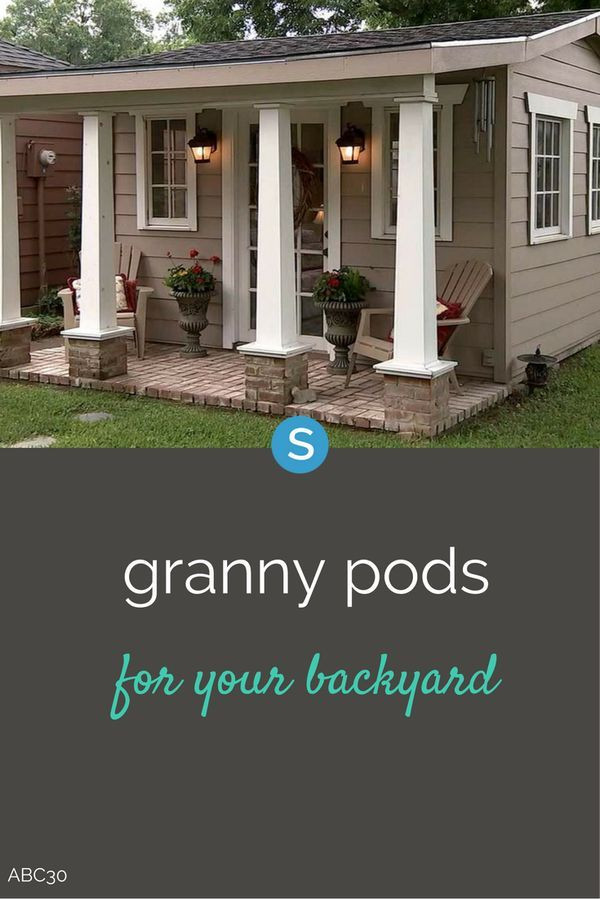 Backyard Granny Pods
 ‘Granny Pods’ Now Allow Your Aging Parents To Live In Your