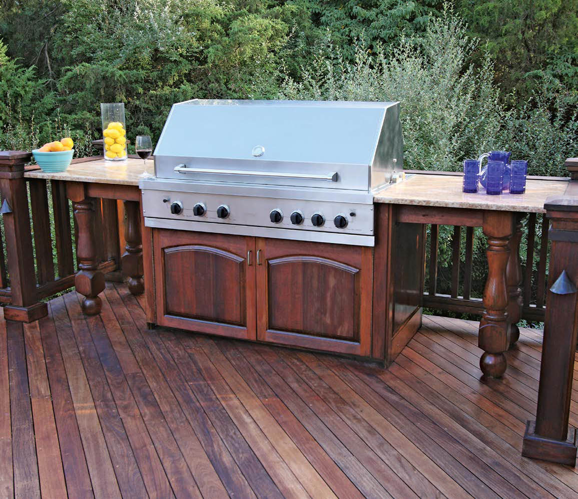 Backyard Grill &amp; Bar
 outdoor kitchen on a deck Google Search