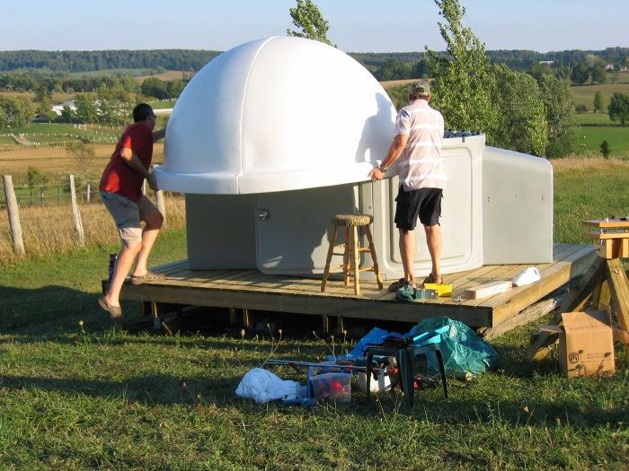 Backyard Observatory Dome
 21 best Homemade Observatory images on Pinterest
