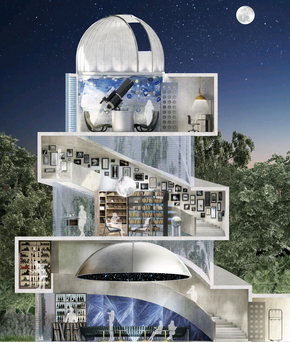 Backyard Observatory Dome
 Build a deluxe home observatory for HK$170 million