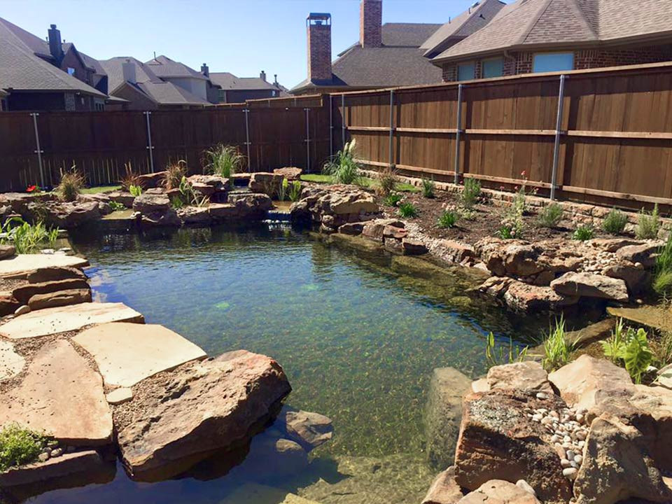 Backyard Swimming Pond
 Landscape Pond & Waterfall Ideas For your Backyard