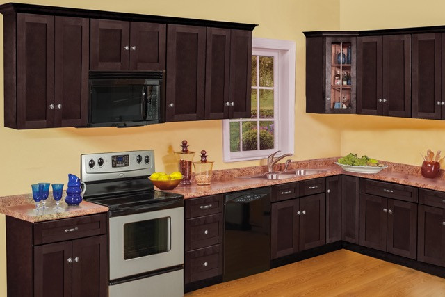Bargain Outlet Kitchen Cabinets
 NORTH TIMBER NEWPORT ESPRESSO Kitchen Cabinets