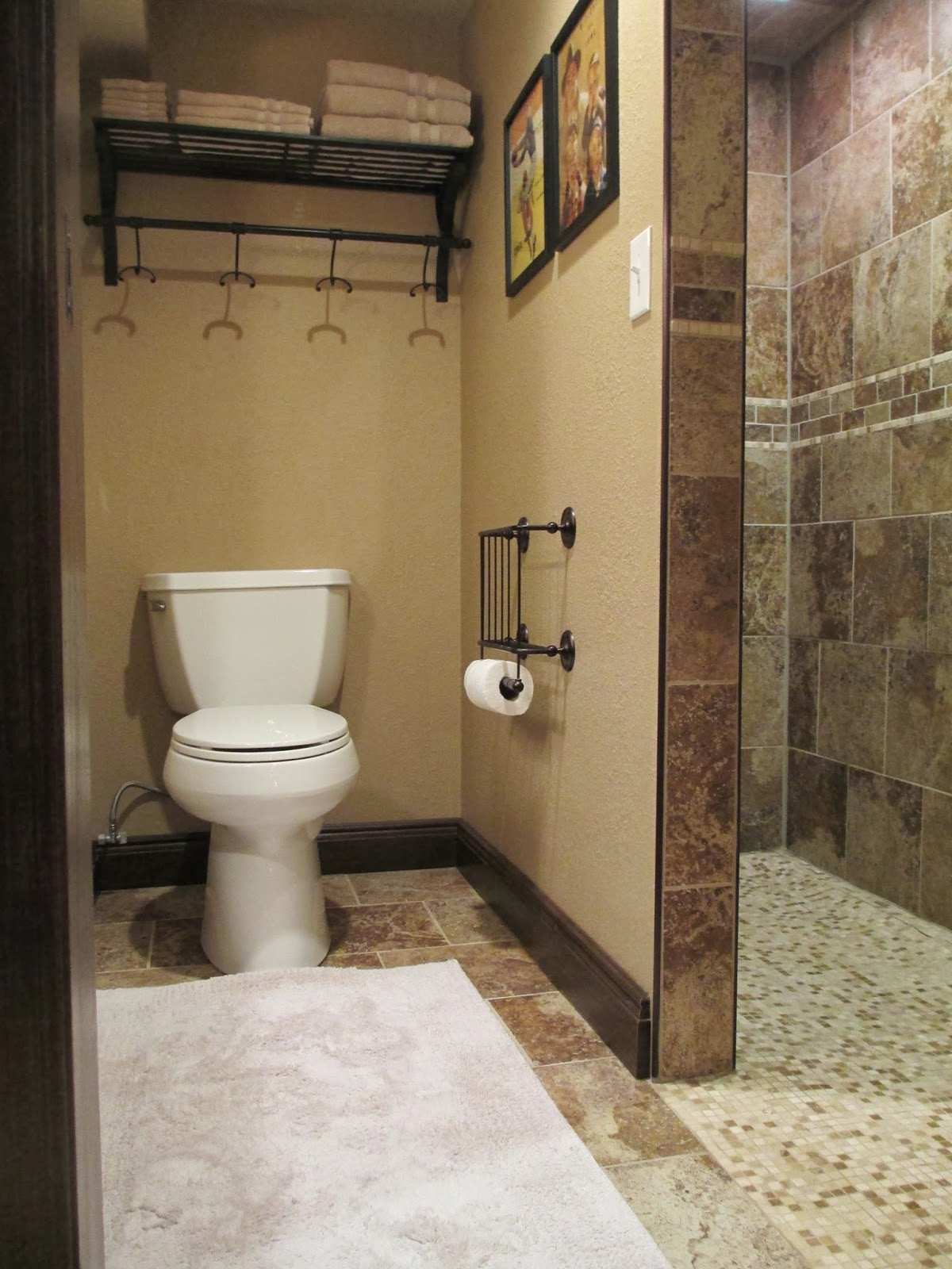 Basement Bathroom Design
 KRUSE S WORKSHOP House Tour Basement Family Room Bath