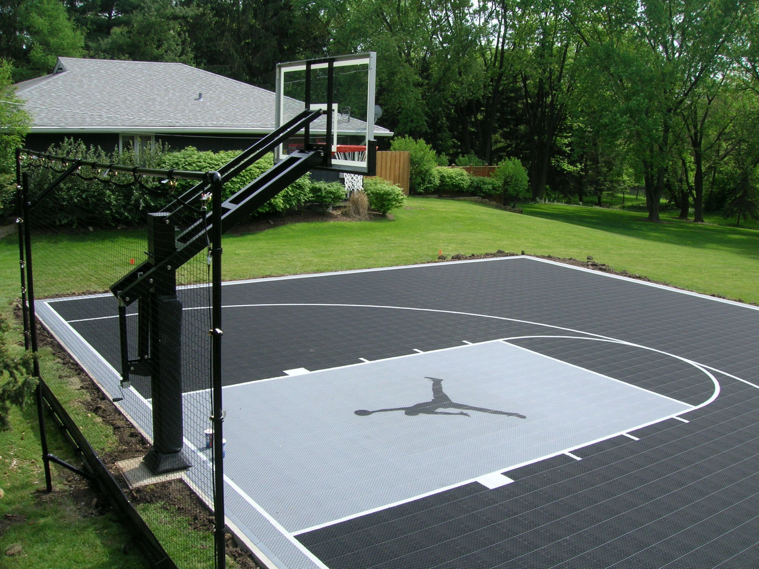 Basketball Court In Backyard Awesome Basketporn top 13 Backyard Basketball Courts Basketporn