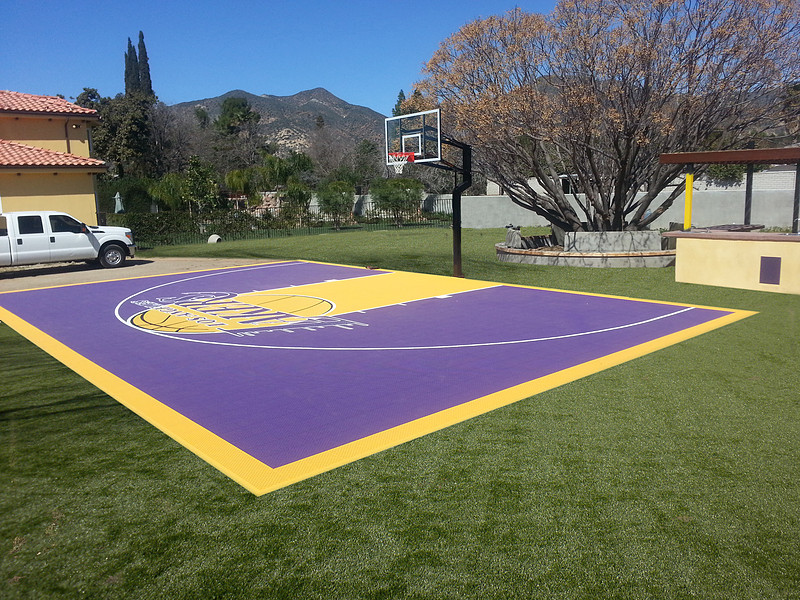 Basketball Court In Backyard
 VersaCourt