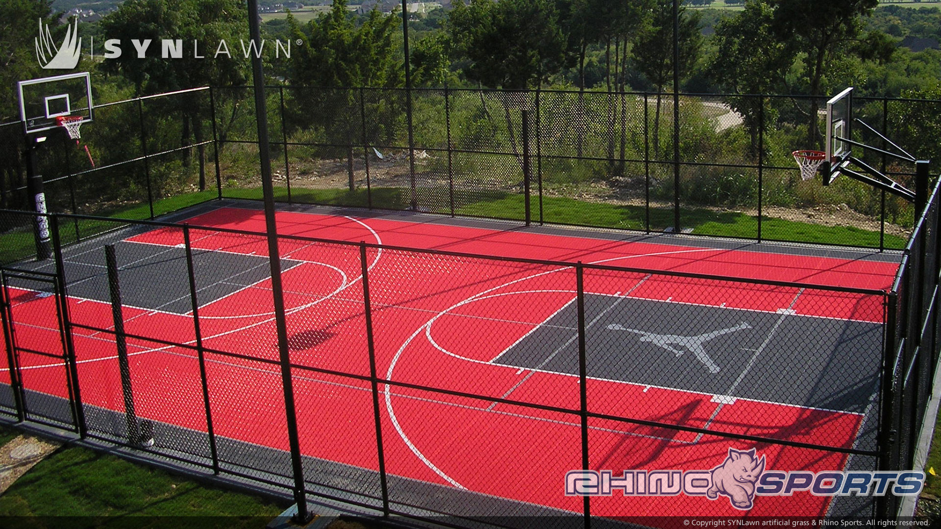 Basketball Court In Backyard
 6 Reasons to Add a Backyard Court SYNLawn of Canada