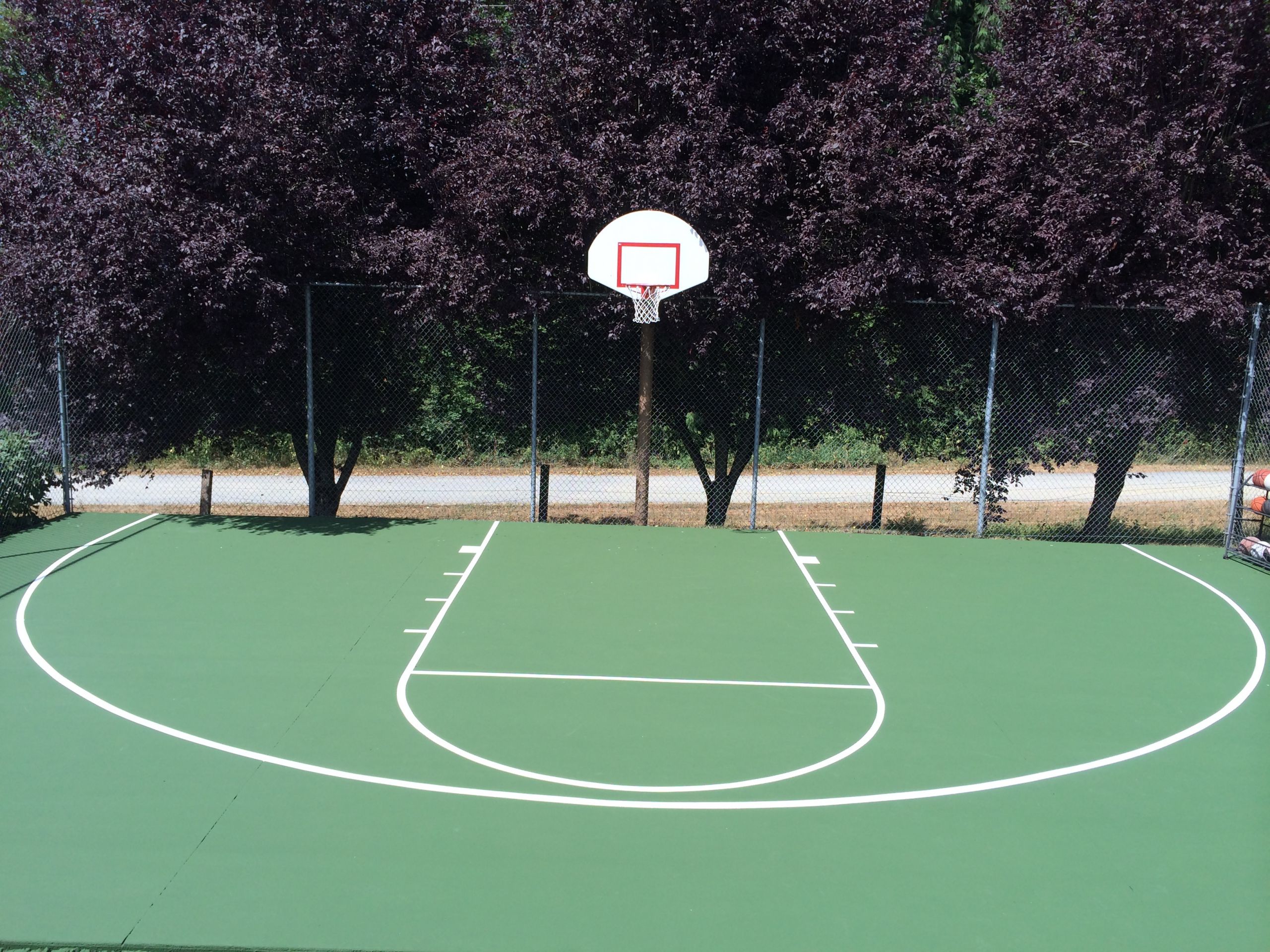 Basketball Court In Backyard
 Backyard Sports Court Construction & Surfacing