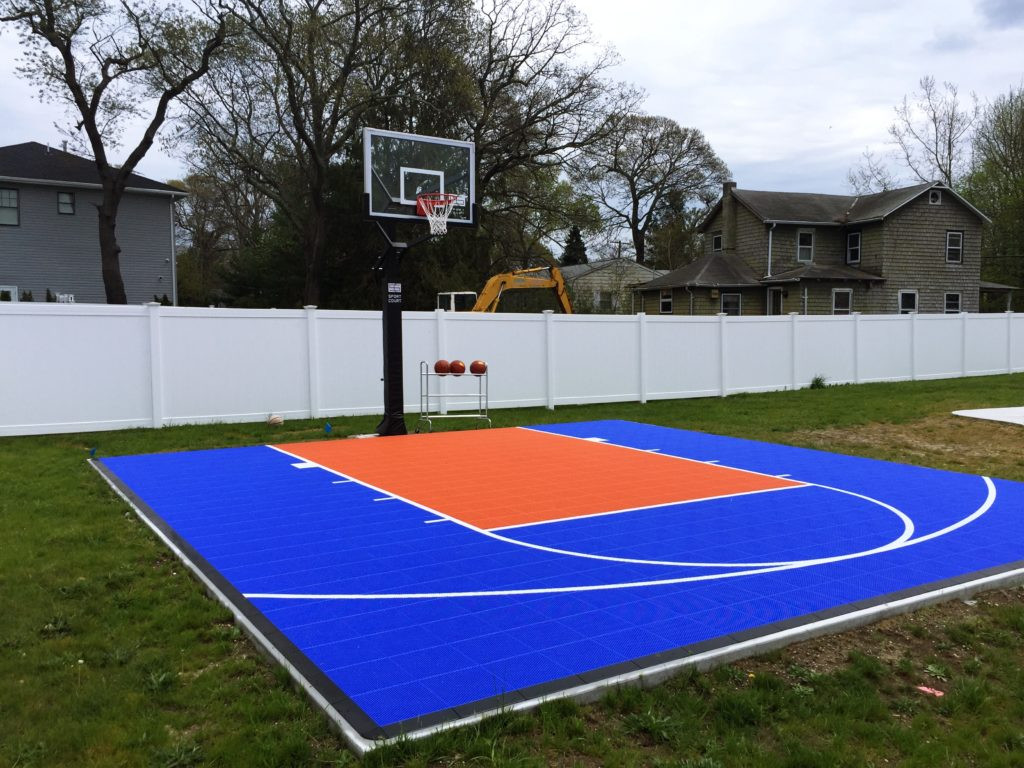 Basketball Court In Backyard
 Residential Outdoor Backyard Basketball Courts