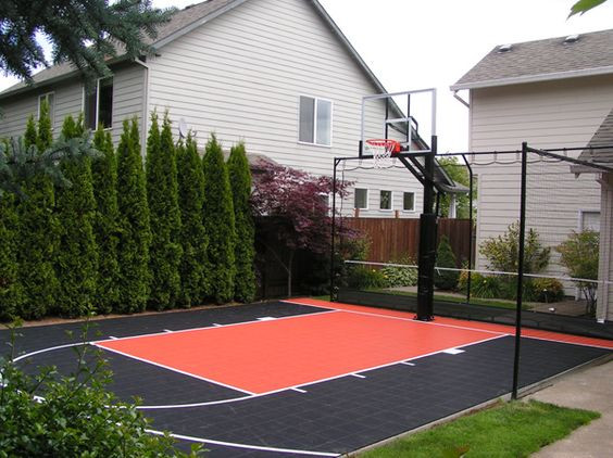Basketball Court In Backyard
 Backyard Basketball Court Ideas To Help Your Family Be e