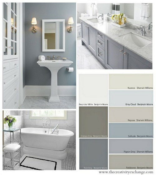 Bathroom Cabinet Colors
 23 Color Palettes in Interior Designs MessageNote