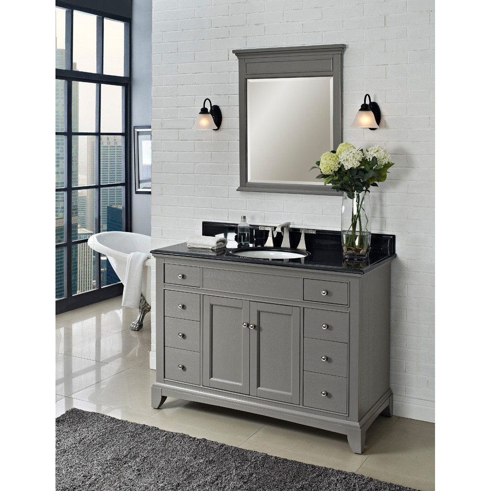 Bathroom Cabinet Designs
 Fairmont Designs 48" Smithfield Vanity Medium Gray