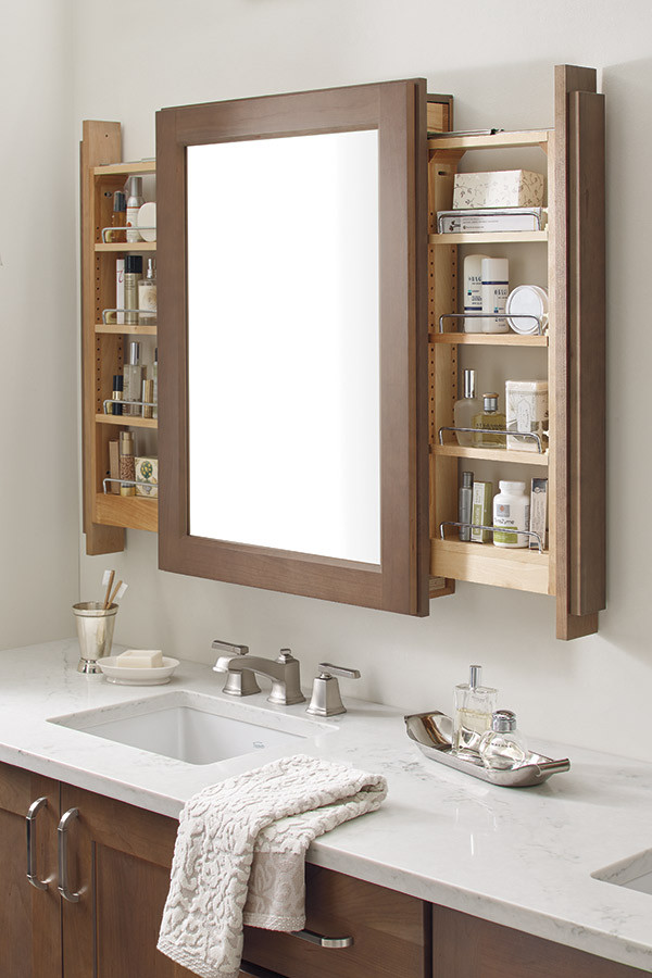 Bathroom Cabinet Mirror
 Vanity Mirror Cabinet with Side Pull outs Diamond