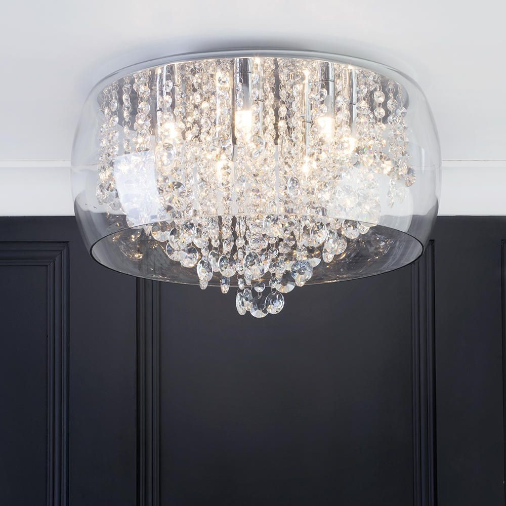 Bathroom Ceiling Lights
 Marquis by Waterford Nore LED Encased Flush