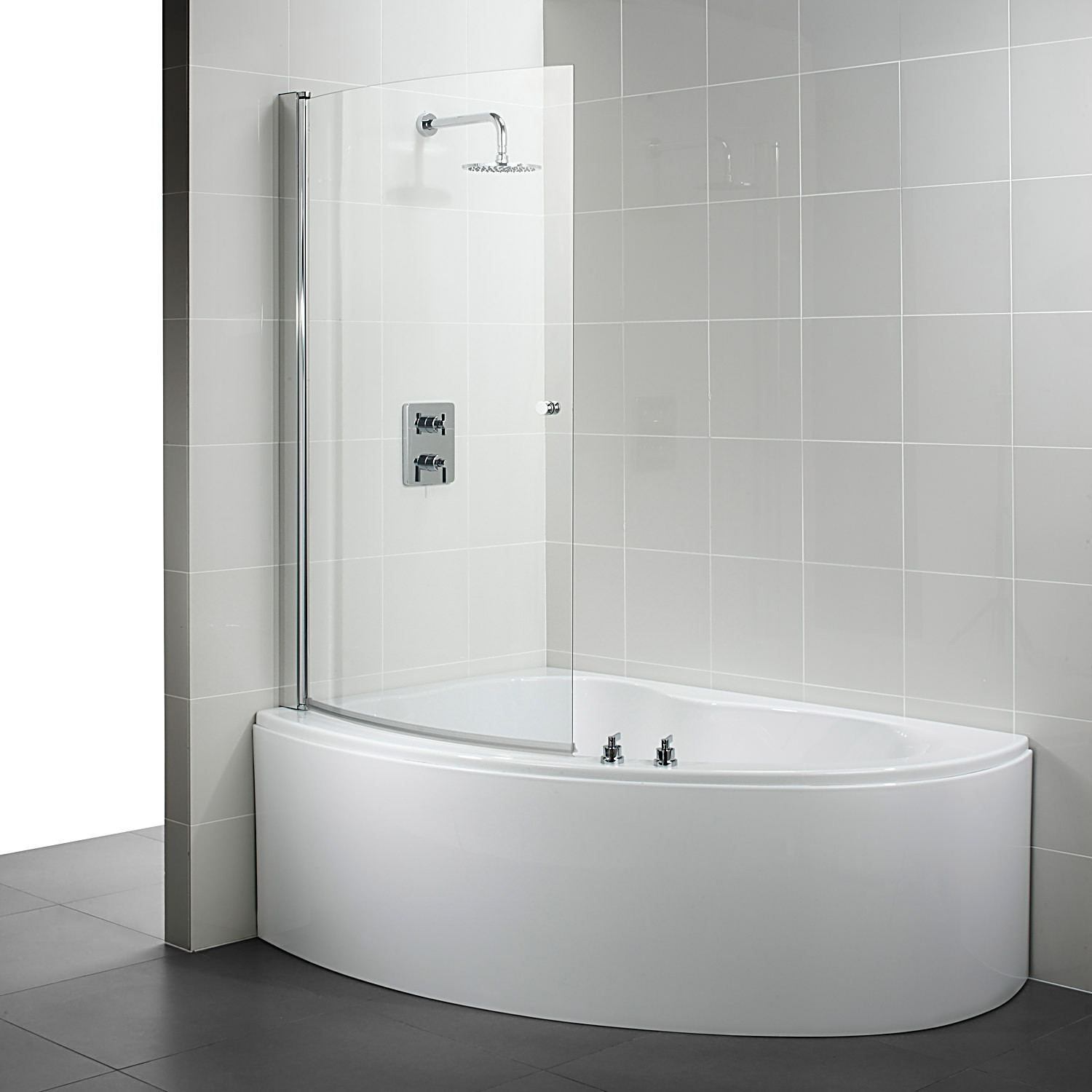 Bathroom Corner Shower
 Ideal Standard Create Idealform fset Corner Bath 1600 x