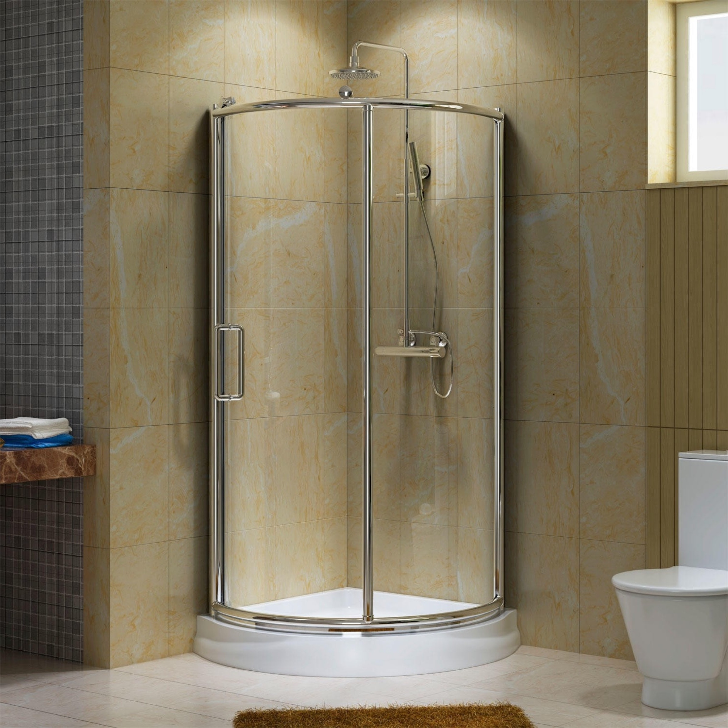 Bathroom Corner Shower
 50 Corner Shower For Small Bathroom You ll Love in 2020