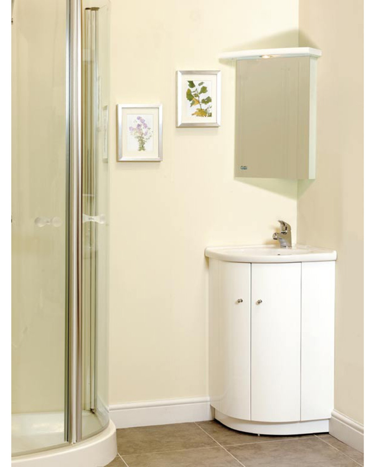 Bathroom Corner Shower
 Corner Vanity Set – Solution for Small Space – HomesFeed