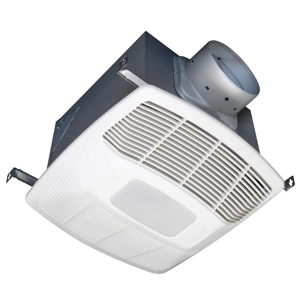 Bathroom Exhaust Fan Light
 Air King ECO White 130 CFM Humidity Sensing Bathroom