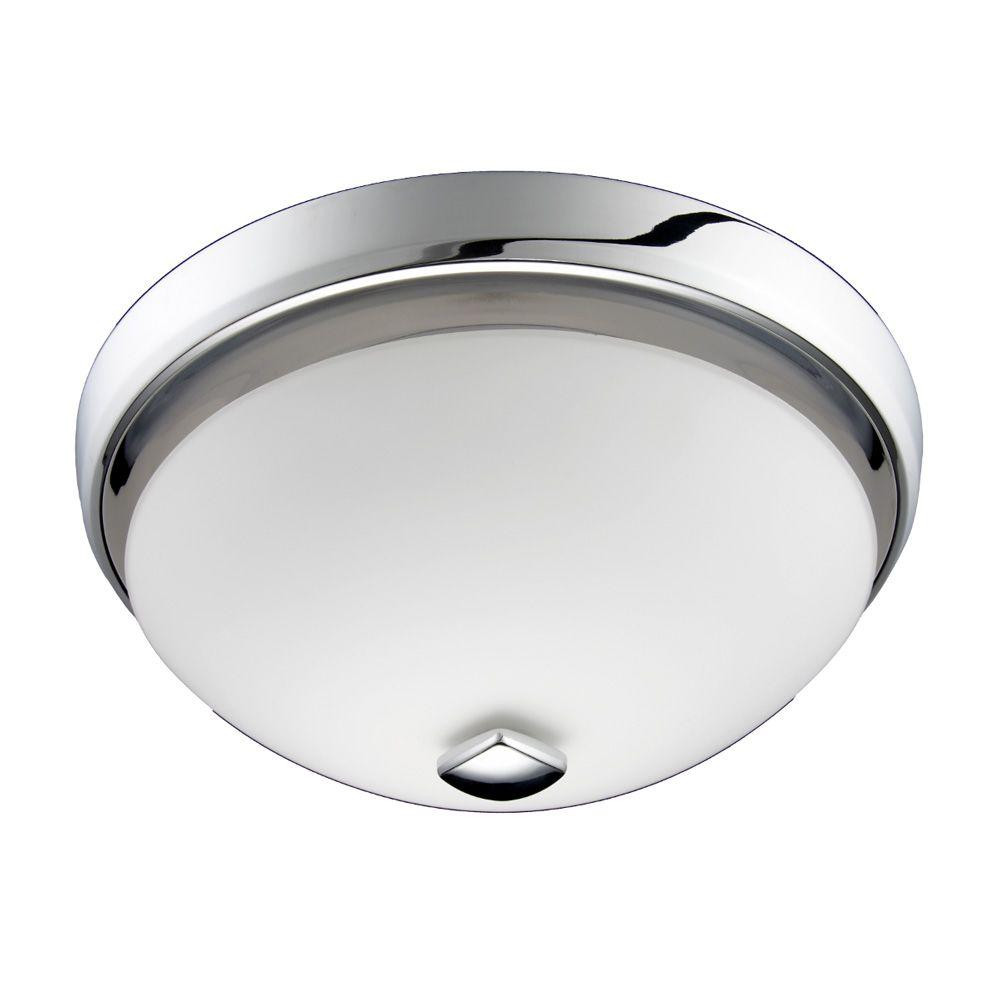 Bathroom Exhaust Fan Light
 NuTone Decorative Chrome 100 CFM Ceiling Bathroom Exhaust