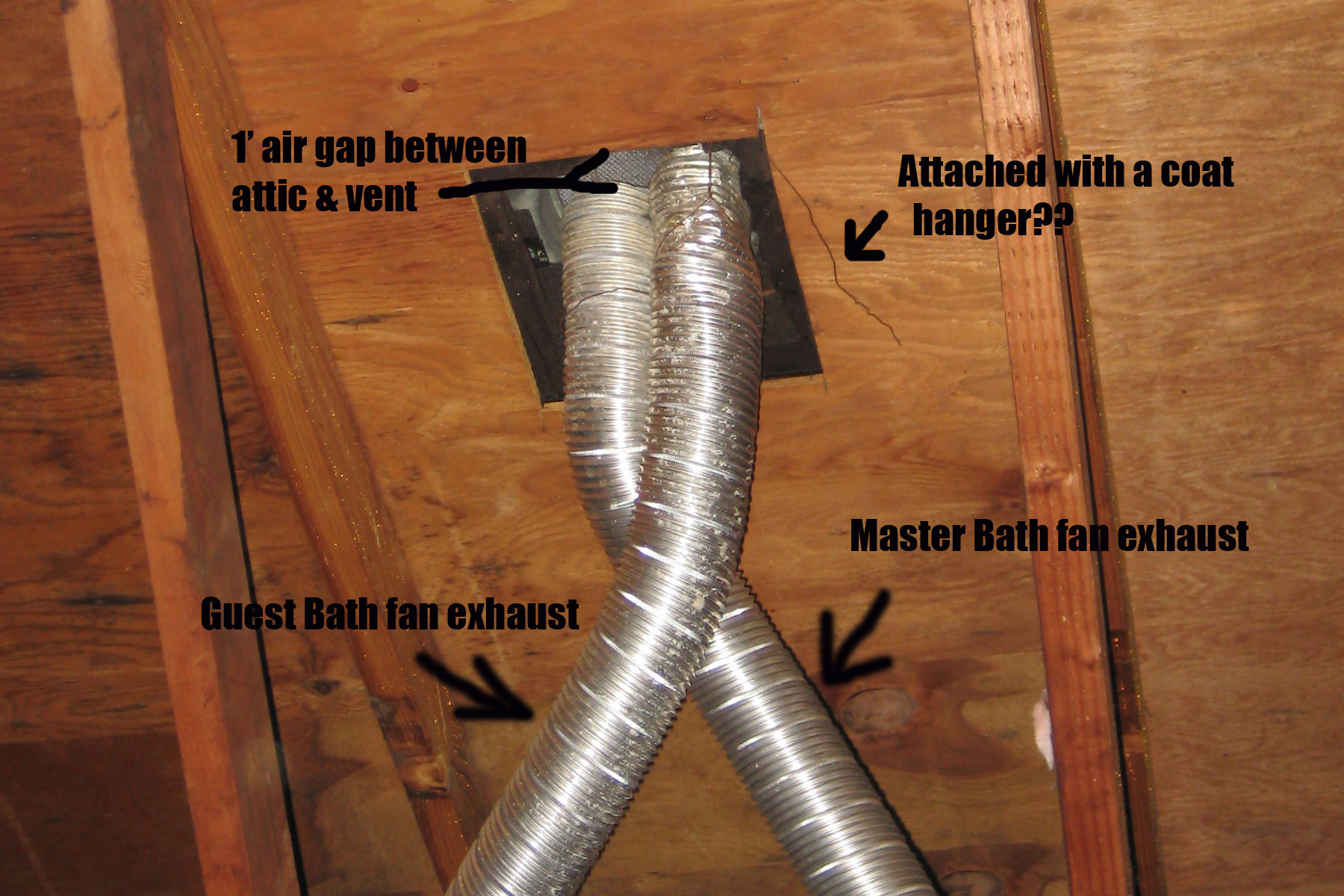 Bathroom Exhaust Fan Roof Vent
 Bathroom Fan Vents To Attic • Attic Ideas