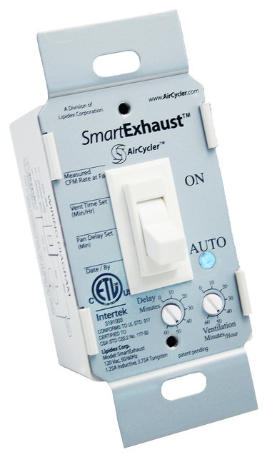 Bathroom Exhaust Fan Timer Switch
 SmartExhaust Fan Delay Timer & Light Switch Almond Toggle