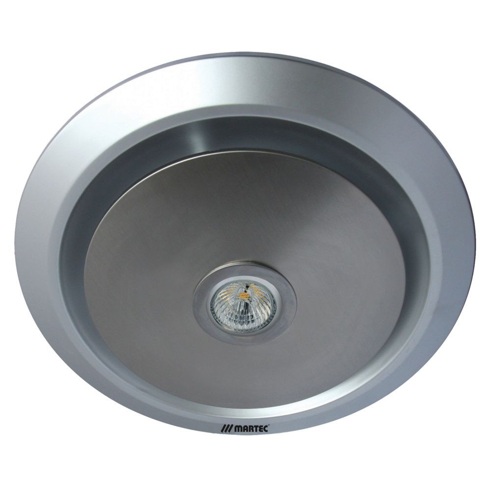 Bathroom Fan With Led Light
 White Martec Gyro Bathroom Exhaust Fan With 5W LED Light