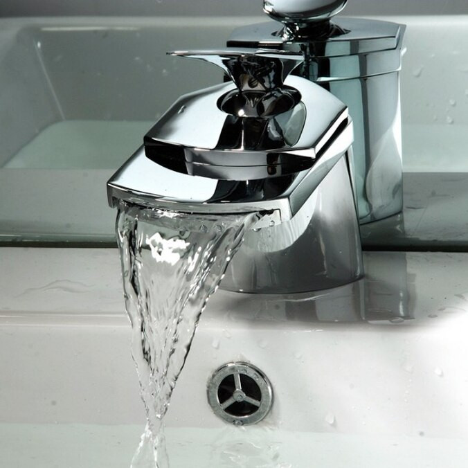 Bathroom Faucet Filter
 Aliexpress Buy Waterfall Bathroom Faucets Brushed