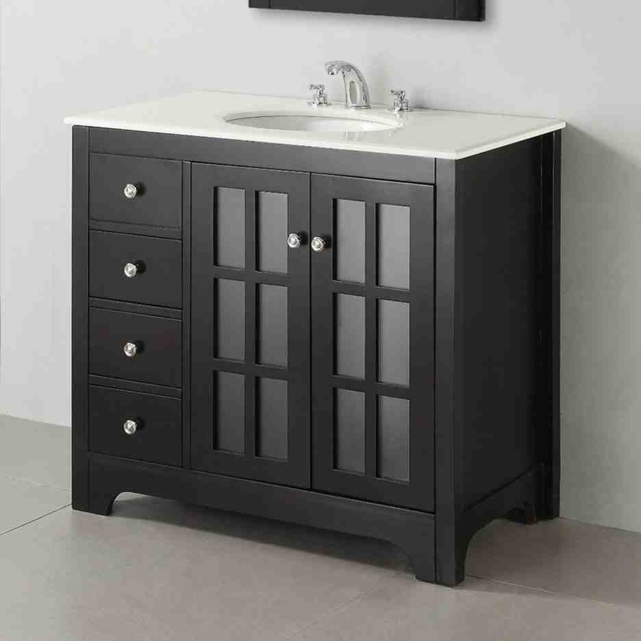 Bathroom Floor Cabinet
 Black Bathroom Floor Cabinet Home Furniture Design