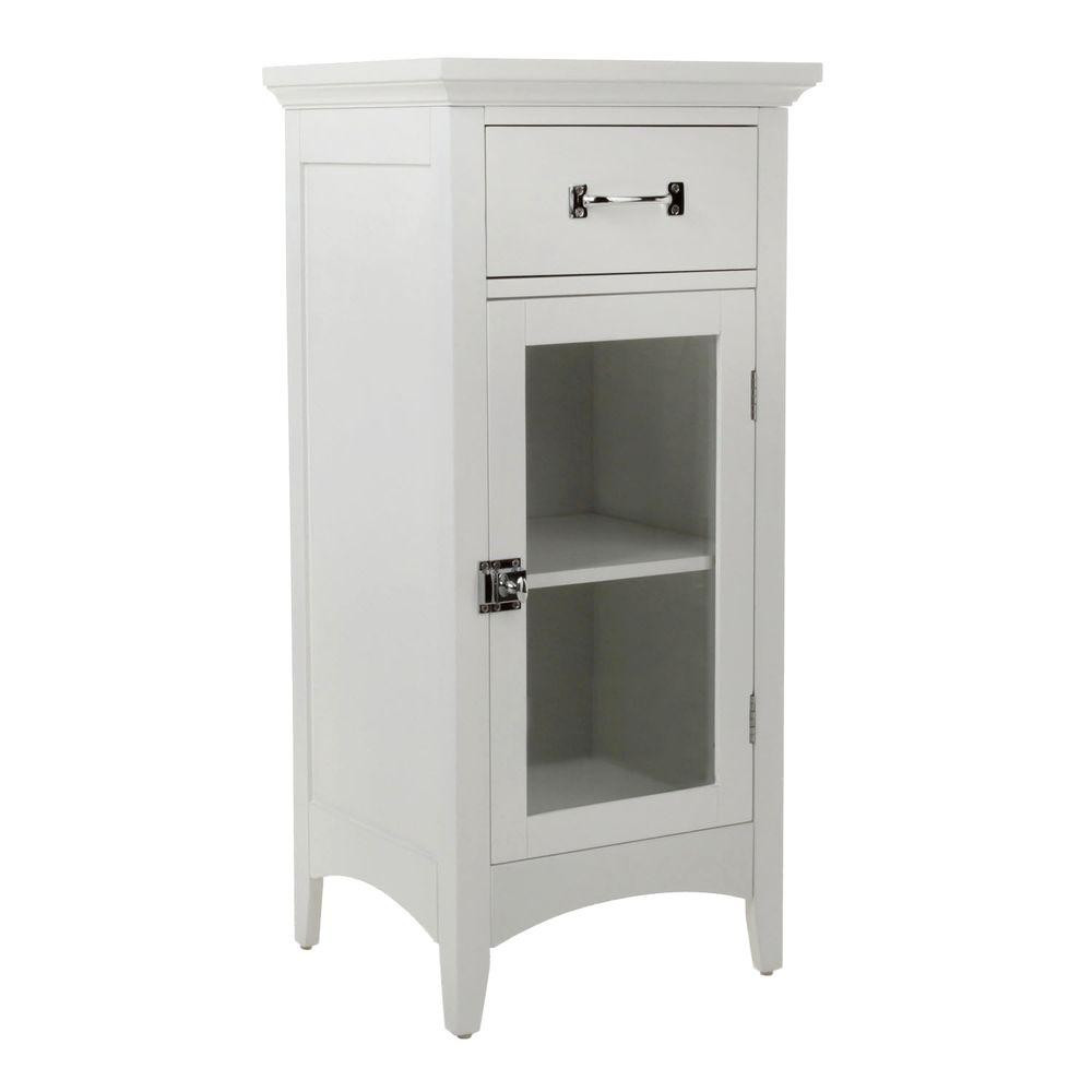 Bathroom Floor Cabinet
 Elegant Home Fashions Wilshire 15 in W x 32 in H x 13 in